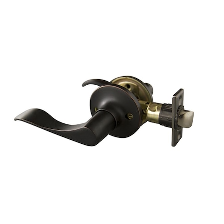 Design House Bronze Passage Hall/Closet Door Lever W/ Universal 6-Way Latch 727990